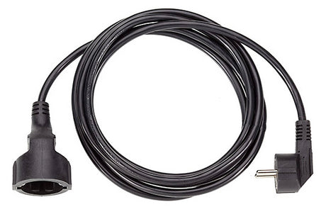 BACHMANN Netzanschlussleitung 2m 16A sw 341.184 3x1,5qmm IP20 Schutzk-Kuppl PVC