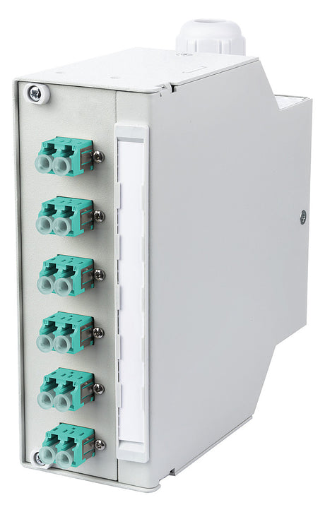 METZ CONNECT LWL-Patchpanel 6f LC-D OM3 15024A57706-E Hutschiene m.Pigtails