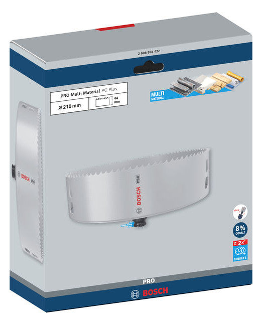 BOSCH-EW Lochsäge  210mm T44mm Sechskant LOCHSÄGE f.Gips Holz