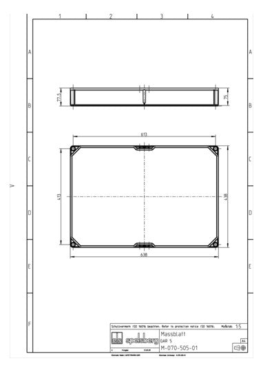 SPELSBERG Modulerhöhung Kst 75x440x75mm GAR 5