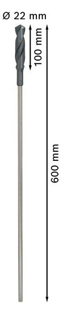 BOSCH-EW Universalbohrer  22mm 550/600mm 2608597174 zyl.Steckachse