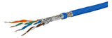 METZ CONNECT LAN-Kabel Cat7A Dca hfr 4 1308427B34142 bl TR1T Polyolefine Farbe