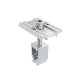 Alumero easyCLAMP Mittelklemme mit Pin, 28 - 42 mm, silber