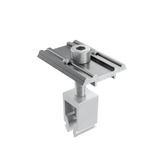 Alumero easyCLAMP Mittelklemme mit Pin, schwarz, 28 - 42 mm