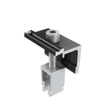 Alumero easyCLAMP Endklemme Click mit Pin schwarz, 30 - 42 mm