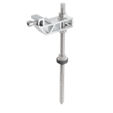 Alumero easyBOLT Stockschraube M12 x 300 mm mit Schnellmontageplatte