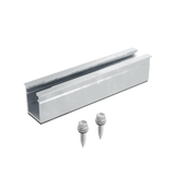 Alumero easyBRACKET Trapezblech Kurzschiene Länge 150 mm