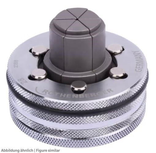 Aufweitkopf Rothenberger ROLOCK 28mm mit Bajonett, nicht ROCAM (kein Gewinde)