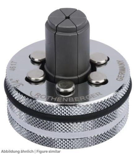Aufweitkopf Rothenberger ROLOCK 3/4" mit Bajonett, nicht ROCAM (kein Gewinde)