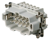 WEIDMÜLLER Kontakteinsatz Stift 10p 24A HDC HE 10 MS Schraub 500V 0,5-4qmm
