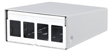 METZ CONNECT Modulträger Wandmont 4Ports 130861-0402KE RAL9010 43,63x85x110mm