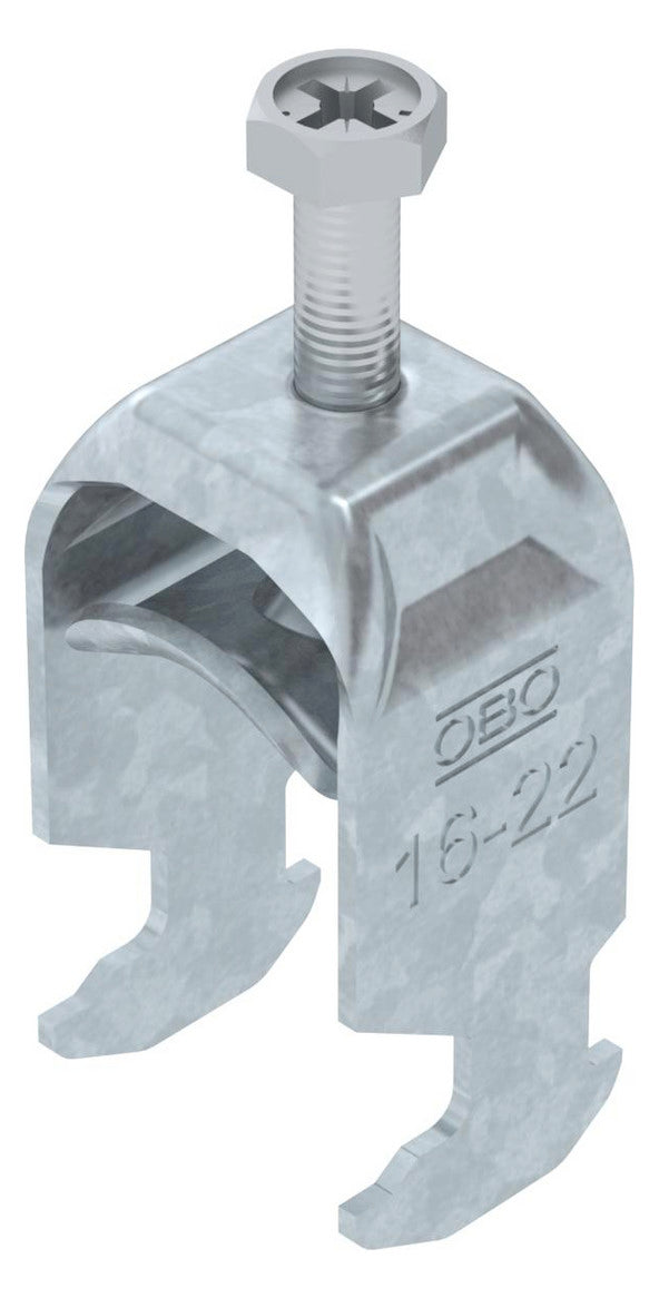 BETTERMANN Bügelschelle 16-22mm 1f ST BS-H1-M-22 FT C-Profil W=ST hfr