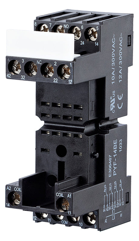 METZ CONNECT Relaissockel TS35 Schraub 110178 14Pins Ergänz.mögl