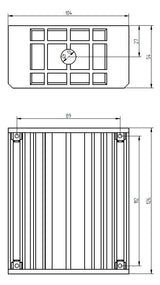 GROTHE UP-Kasten 104x124x54mm UPK 804