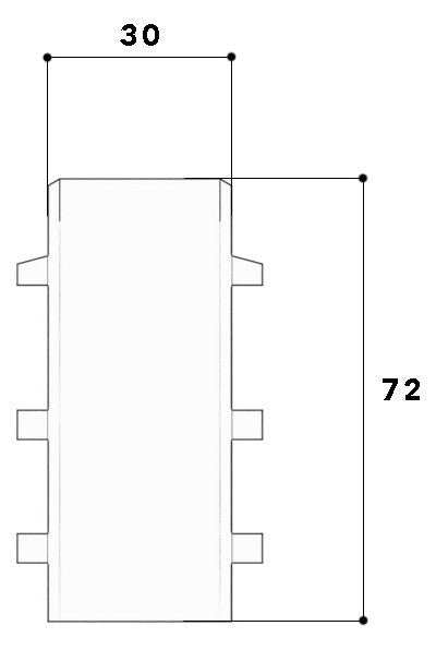 GGK Kupplung SL-K 70x20mm Kst rws hfr SL 20x70-KP RAL9010