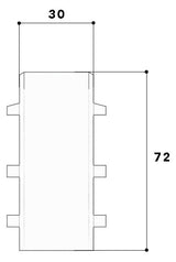 GGK Kupplung SL-K 70x20mm Kst rws hfr SL 20x70-KP RAL9010