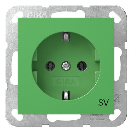 GIRA Steckdose 1f gn UP IP20 System 55 4188107