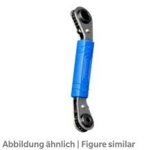 Ratschenschlüssel Value VRT-202 für 4-kant 1/4",3/16", 6-kant 9/16",1/2"