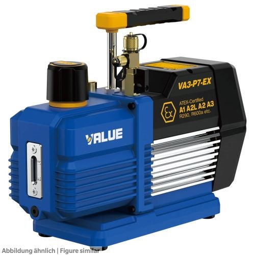 Vakuumpumpe Value VA3-P7-EX, A1, A2L, A3ATEX, 170l/min, inkl. Schlauchadapterset
