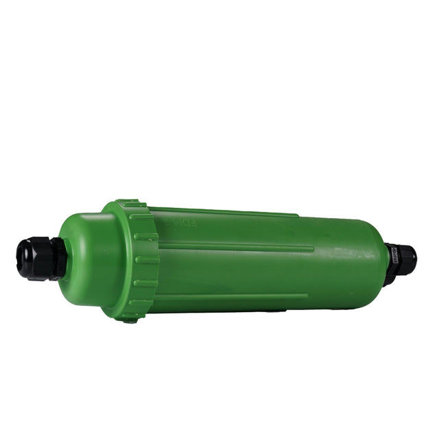 Glasfasermuffe zum Abzweigen 1xM25 2xM20 max. 48 Fasern Crimpversion Stück