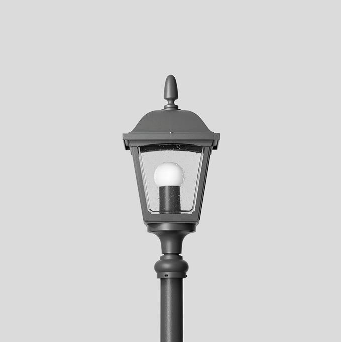 BEGA LED-Aufsatzleuchte 14,3W 60mm 3000K 84045K3 585lm graphit Alu Gl_strukt