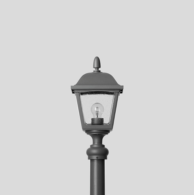 BEGA LED-Aufsatzleuchte 7W 60mm 3000K 84047K3 460lm alu Alu Gl_strukt IP44