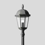 BEGA LED-Aufsatzleuchte 13,6W 76mm 3000K 84049K3 804lm graphit Alu Gl_tr IP44