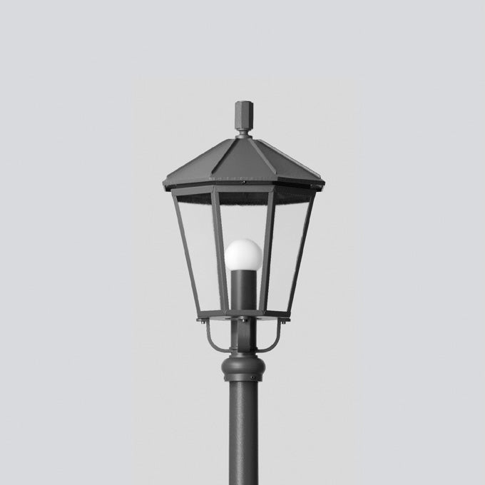 BEGA LED-Aufsatzleuchte 14,3W 60mm 3000K 84051K3 609lm graphit Alu Gl_tr IP23
