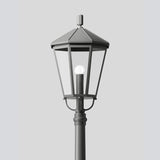BEGA LED-Aufsatzleuchte 13,6W 76mm 3000K 84052K3 929lm graphit Alu Gl_tr IP44