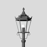 BEGA LED-Aufsatzleuchte 14,3W 60mm 3000K 84054K3 695lm graphit Alu Gl_tr IP23