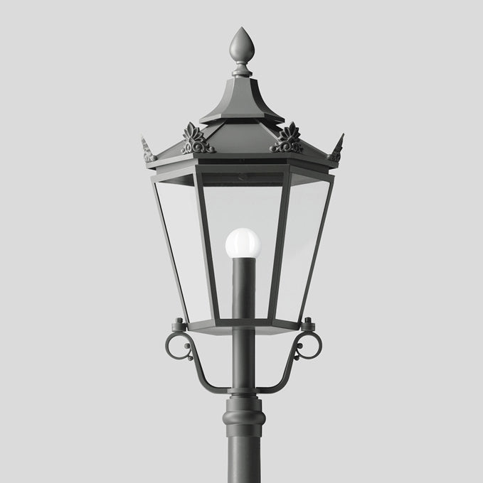 BEGA LED-Aufsatzleuchte 13,6W 76mm 3000K 84055K3 982lm graphit Alu Gl_tr IP44