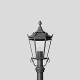 BEGA LED-Aufsatzleuchte 7W 60mm 3000K 84056K3 650lm alu Alu Gl_strukt IP23