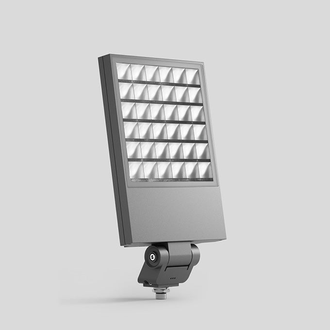 BEGA LED-Anbaustrahler 105W Konv DALI si 84232AK4 4LEDs 4000K ws 7742lm si mt