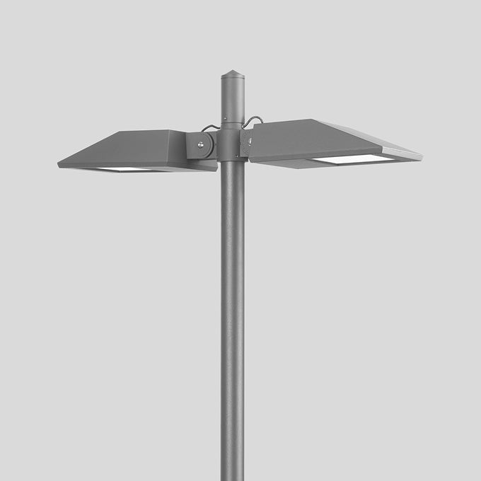 BEGA LED-Aufsatzleuchte 212W 76mm 3000K 84251AK3 25158lm si Konv Alu Gl_tr IP66