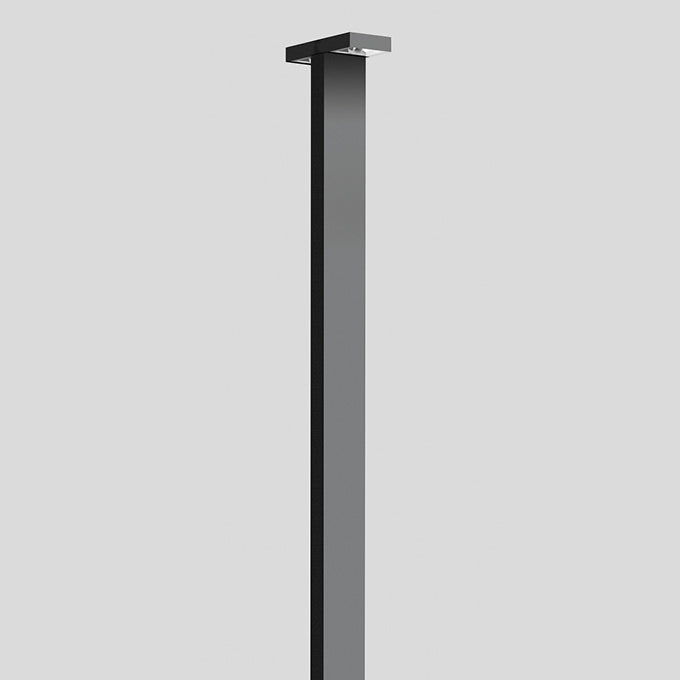 BEGA LED-Wegeleuchte 36W IP65 3000K Alu 84275K3 3763lm graphit Gl_strukt
