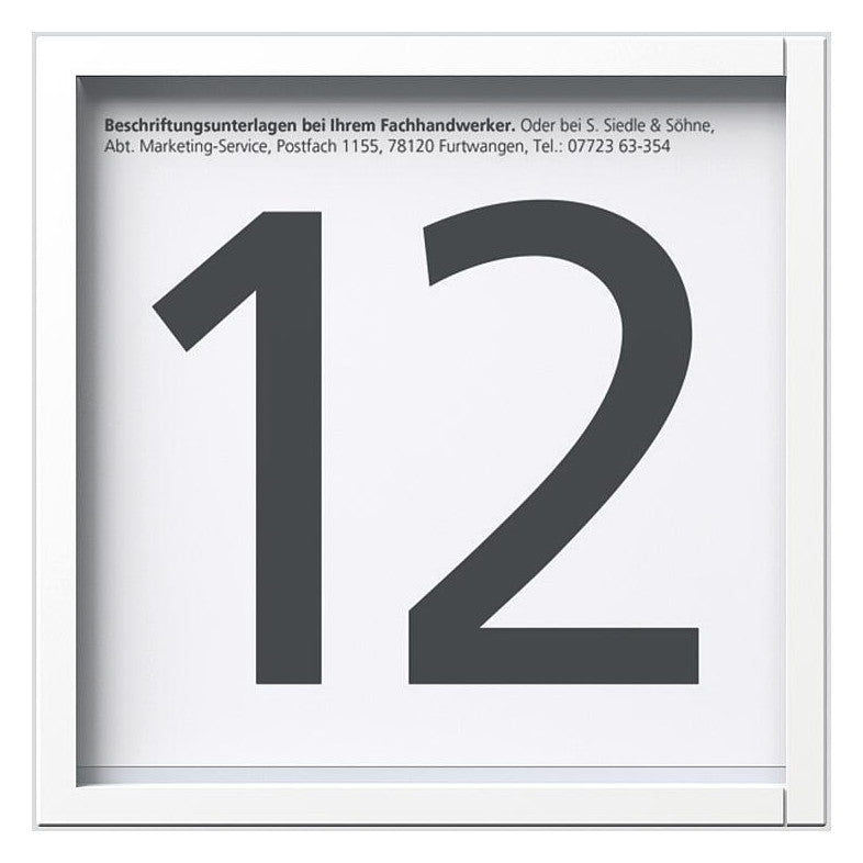 SIEDLE Infomodul ws 99x99x26mm IM 612-0 W