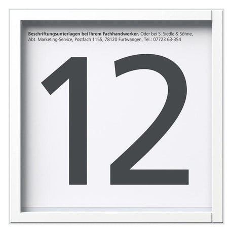 SIEDLE Infomodul ws 99x99x26mm IM 612-0 W