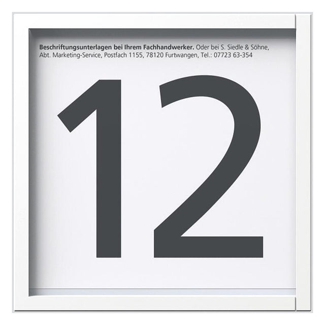 SIEDLE Infomodul ws 99x99x26mm IM 612-0 W