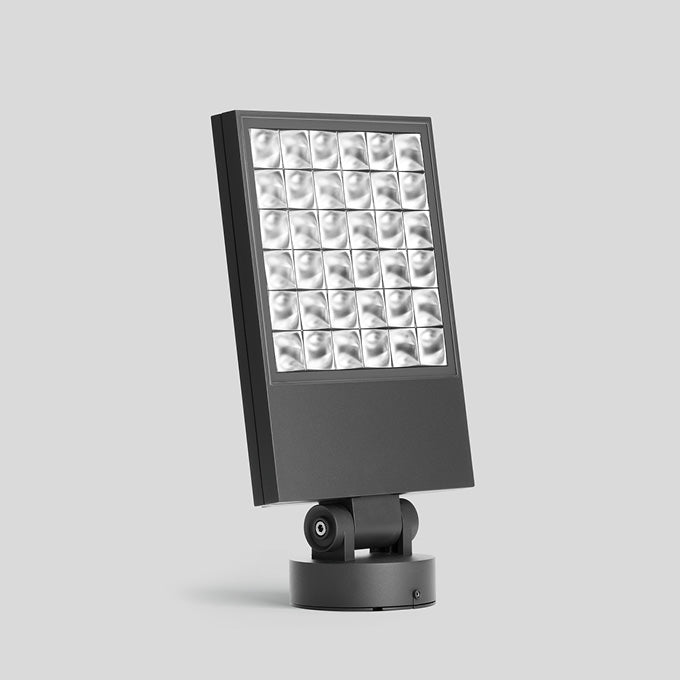 BEGA LED-Anbaustrahler 105W Konv DALI mt 84349 1LED graphit RGBW 6156lm graphit