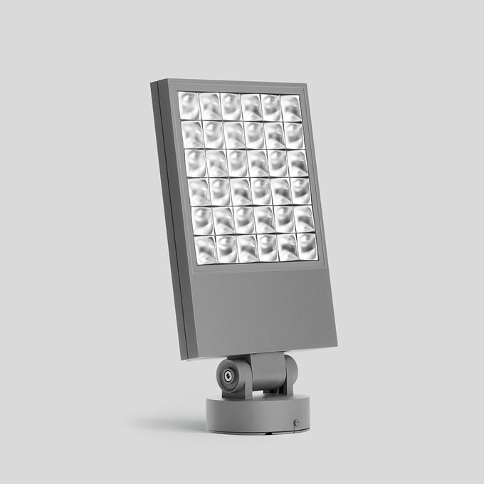 BEGA LED-Anbaustrahler 105W Konv DALI si 84349A 1LED RGBW 6156lm si mt RF:hglz