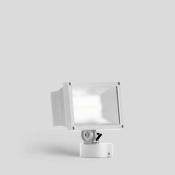 BEGA LED-Anbaustrahler 30,3W Konv DALI 84391W 1LED ws RGBW 2467lm ws mt RF:mt