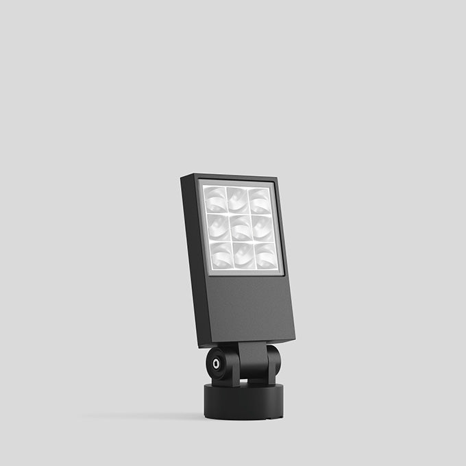 BEGA LED-Anbaustrahler 26,6W Konv DALI 84460K3 1LED graphit 3000K ws 2703lm mt