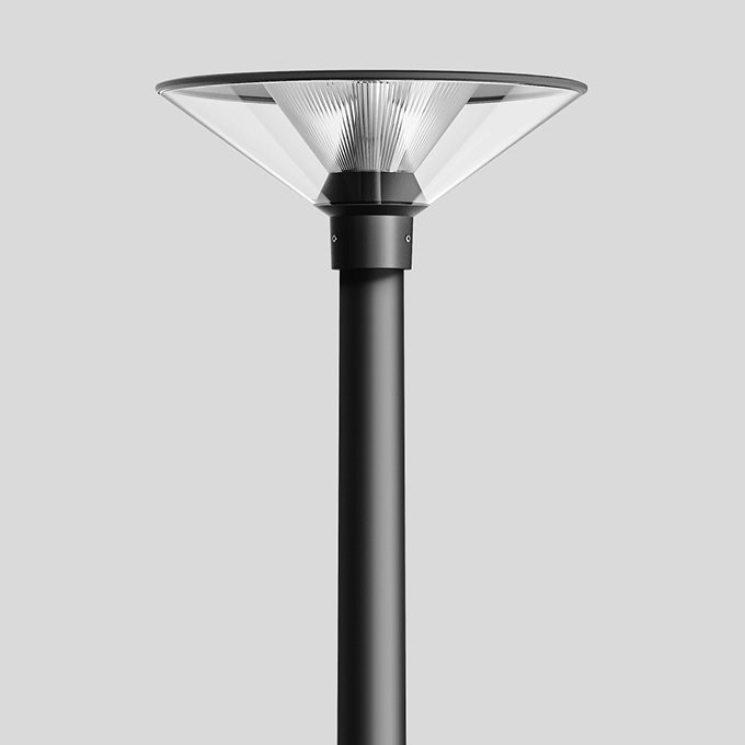 BEGA LED-Aufsatzleuchte 27W 76mm 3000K 84482K3 2866lm graphit Konv Alu Kst_tr