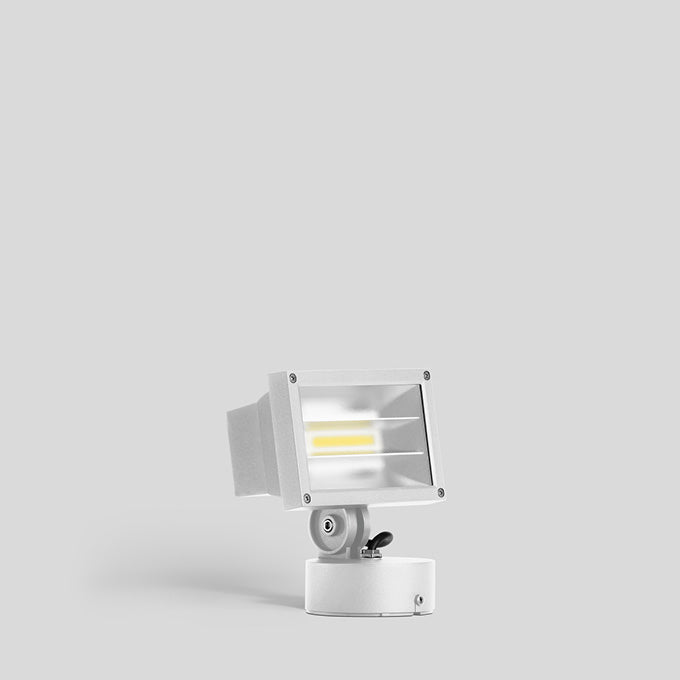 BEGA LED-Anbaustrahler 11,9W Konv 1LED 84510WK4 ws 4000K ws 1061lm ws mt Alu