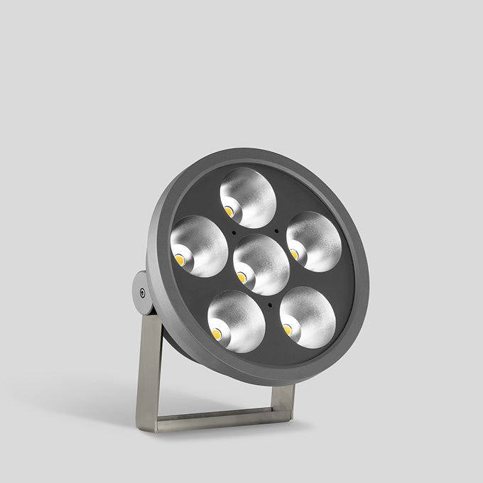 BEGA LED-Anbaustrahler 134W Konv DALI ws 84518K3 6LEDs graphit 3000K 14900lm mt