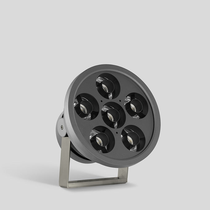 BEGA LED-Anbaustrahler 132W Konv 1-10V 84536K3 DALI 6LEDs graphit 3000K ws mt