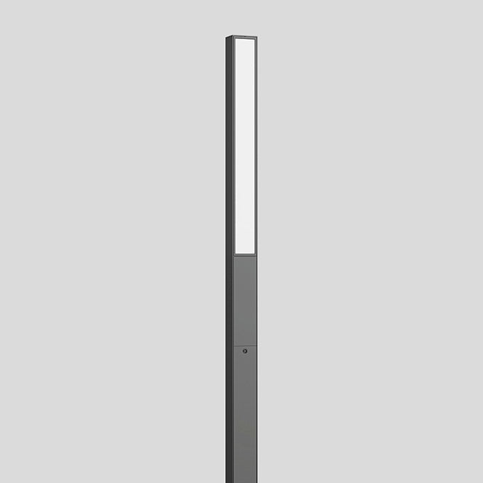 BEGA LED-Wegeleuchte 17,4W IP65 3000K si 84573AK3 1147lm Alu Gl_opal