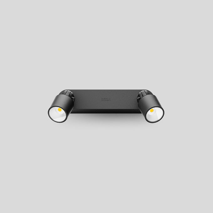 BEGA LED-Anbaustrahler 12,5W Konv 1LED 84580K3 graphit 3000K ws 964lm graphit