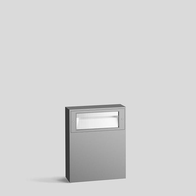 BEGA LED-Pollerleuchte 15W IP65 3000K si 84673AK3 1024lm Alu Gl_opal