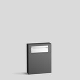 BEGA LED-Pollerleuchte 15W IP65 4000K 84673K4 1350lm graphit Alu Gl_opal